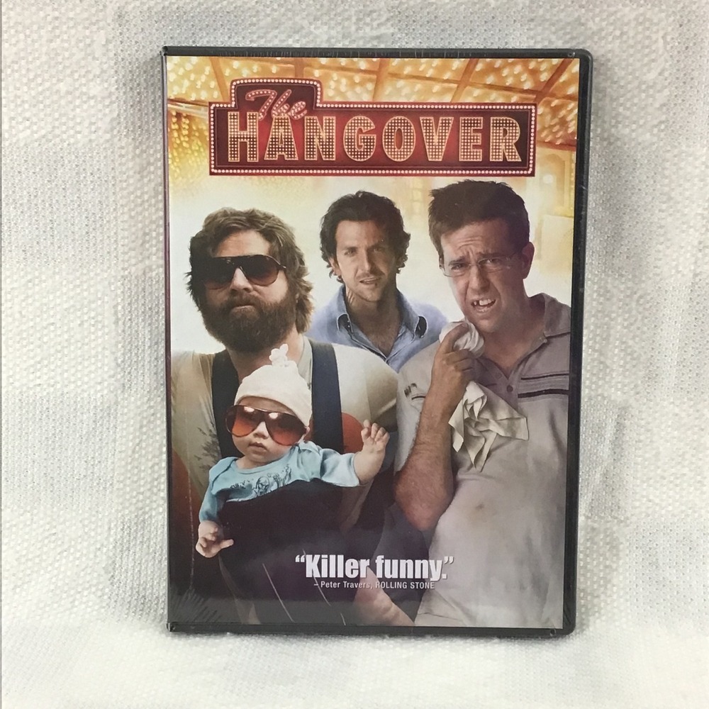 The Hangover DVD 2009 Comedy Movie Bradley Cooper Zach Galifianakis New Sealed